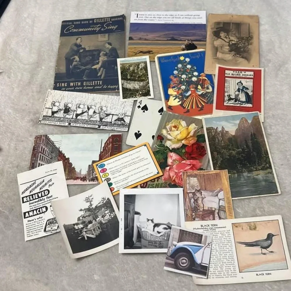 50+ piece Ephemera Lot 29 Collage Crafting Junk Journals Scrapbooking
